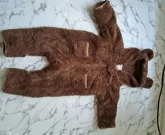 美品　polobaby　熊耳 ロンパース　アウター　もこもこ　ポロ