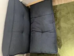 折りたたみソファベッド ダークグレー