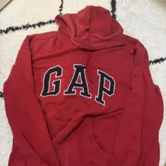 GAP レッド プルオーバー パーカー