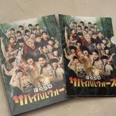 東西ジャニーズJr. 僕らのサバイバルウォーズ DVD 特典クリアファイル付