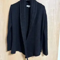 【送料込555円】CINEMA CLUB ニットカーディガン M ブラック