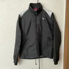 PUMA 黒 Mサイズ ナイロンジャケット