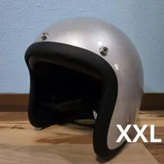 エド・ロス ジェットヘルメットEd ROTHラメ ゴールド シルバーフレーク