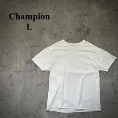 【Champion】チャンピオン（L）CロゴTシャツ＊刺繍＊オーセンティック＊綿
