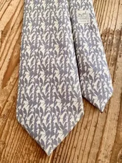 HERMES エルメス ネクタイ 鳥柄 シルク