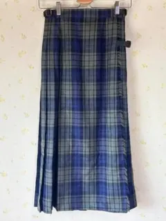 Laura Ashleyローラアシュレイ　英国製　ロングキルトスカート