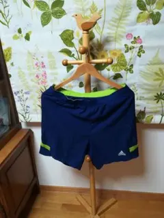 ✨adidas アディダス clima cool 青色ランニングショーツMサイズ