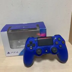 DUALSHOCK 4 ワイヤレスコントローラー ブルー　箱あり　ジャンク