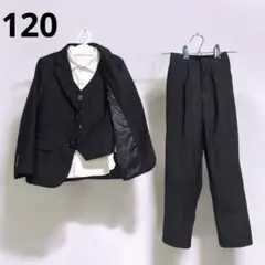 ほぼ新品✨️zz. luxi　キッズ　フォーマル　男の子　4点セット　120 黒