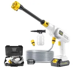 高圧洗浄機 コードレス 充電式 家庭用 洗車 多機能 軽量 ポータブル