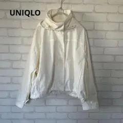 ユニクロ　ウィンドプルーフスタンドブルゾン　レディース