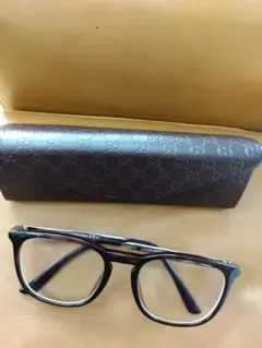 美品】GUCCI メガネフレーム ベッコウ柄 GG0323O ゴールド - メルカリ