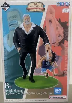 一番くじ ワンピース 冒険への軌跡 B賞　ルフィ&ガープ　フィギュア