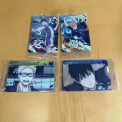 ハイキュー!! ウエハース10 メタリックプラカード4種