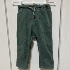【匿名配送】H&M ダークグリーン カジュアルパンツ 90cm
