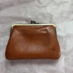 CLEDRAN がま口財布　本革　リアルレザー