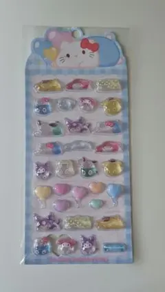 サンリオ　 シール 　ぷっくり立体シール　ぷくぷくシール　3Dステッカー