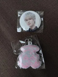 INI 佐野雄大　ミニ缶バッジ　キーホルダー