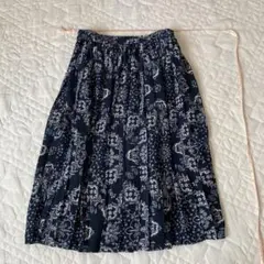 プリーツスカート　ローズバッドM