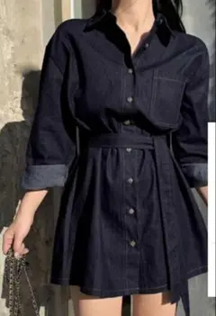 デニムワンピース