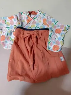 ベビー　袴風ロンパース　70cm