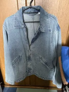 GU ライトブルー Gジャン Lサイズ　未使用