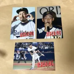 3種類　オリックスバファローズ 平野佳寿 引退　記念　ポストカード
