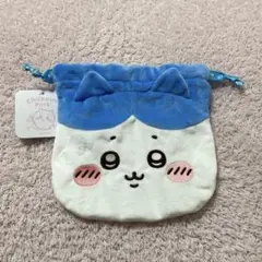 ちいかわパーク ハチワレ おかお巾着 巾着 ポーチ ちいかわ