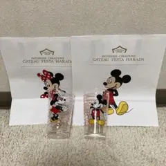ミッキー ミニー ガラスコップ 2個セット