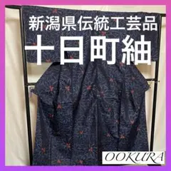 さささ様専用⭐️新潟県伝統工芸品⭐️【十日町紬】⭐️手引真綿⭐️草木染⭐️紬⭐️着物