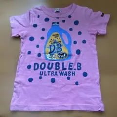 DOUBLE.B MIKI HOUSE Tシャツ 120cm