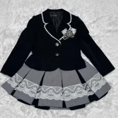 【極美品】ミチコロンドン フォーマルセットアップ　女児　130 卒園・入学祝い