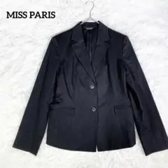 【ミスパリ】テーラードジャケット　肩パッド　ブラック　11号　ビジネス　通勤
