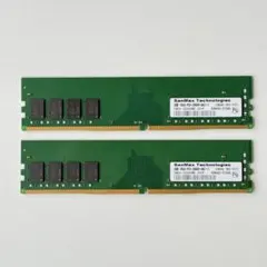 SanMax DDR4 16GB (8GB×2枚) メモリ 【動作確認済】のサムネイル