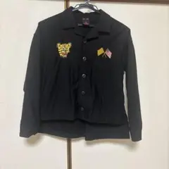 X-girl 刺繍入り ブラック シャツジャケットのサムネイル