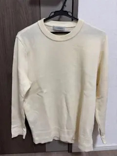 WRAPINKNOT クルーネックニット クリーム色のサムネイル