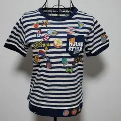 roughストライプTシャツ