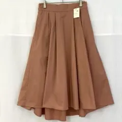 ◆アースミュージック&エコロジー ◆ピンク系 プリーツフレアスカート タグ付 Ｆ