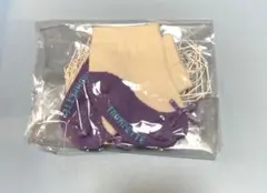 TRUMPETTE  ベビーソックス8cm  パープルバレーシューズ風