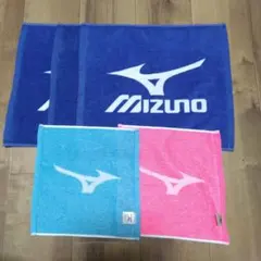 MIZUNO タオルハンカチ 5枚セットのサムネイル