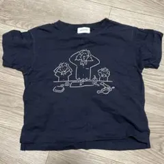 デザインTシャツ　ネイビー