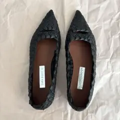 【美品】ZARA BASIC フラットシューズ 37サイズ