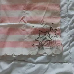 Private Label 星刺繍 ハンカチ ピンク