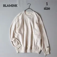 BLAMINK ブラミンク 吊り裏毛 ロゴ刺繍 スウェット 1 グレー - メルカリ
