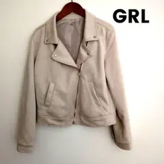 GRL グレイル ライダースジャケット 春 M～L