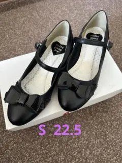 mezzo piano メゾピアノ ブラック フォーマルシューズ S