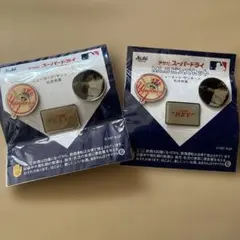 ニューヨークヤンキース 松井秀喜 ピンズセット アサヒ スーパードライ2個