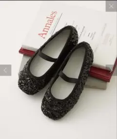 美品⭐︎チャオパニックブラック スパンコール バレエシューズのサムネイル