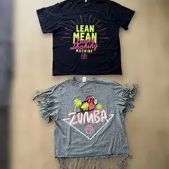 ZUMBA Tシャツ 2枚セット M/Lのサムネイル