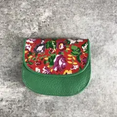 Vintage Kenzo floral coin purse greenのサムネイル